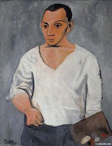 Autoportrait A La Palette — Pablo Picasso
