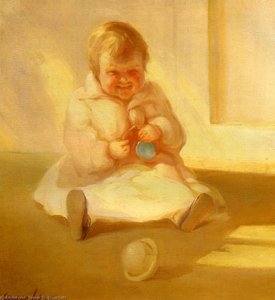 Child With A Toy — George Benjamin Luks