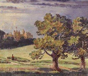Dunster Castle And Park, From The South — Garnet Ruskin Wolseley