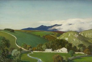 Clearing Mists, Ribblesdale — Charles John Holmes