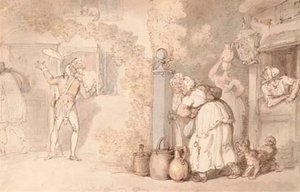 The Cuckold's Lover — Thomas Rowlandson