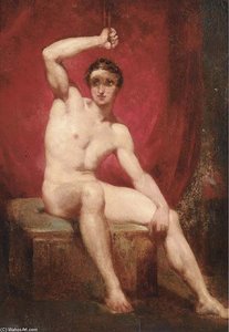 A Male Nude Study — William Etty