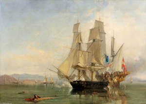 The Action And Capture Of The Spanish Xebec Frigate 'el Gamo' — Clarkson Frederick Stanfield