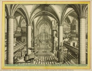 Interior Of The Frauenkirche Looking East, With Baroque Galleries — Graff, Johann Andreas, Baroque