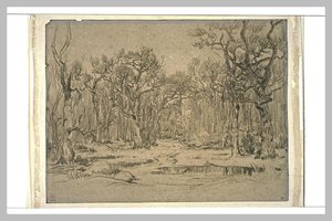 The Forest In Winter — Theodore Robinson