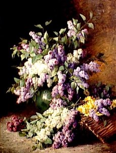 Bouquet De Lilas Fliederstrauss (titre Attribué) — Lothar Von Seebach