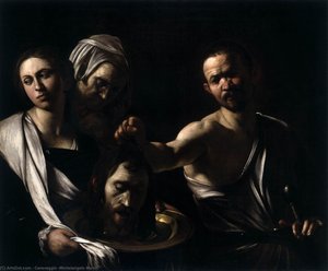 Salome With The Head Of St. John The Baptist — Caravaggio
