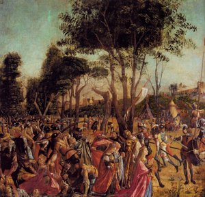 Martyrdom Of The Pilgrims And The Funeral Of St Ursula (detail) — Vittore Carpaccio