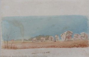 Car Station In The Hinterland — José Dos Reis Carvalho, Realism