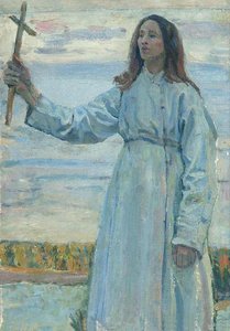Novice With A Cross — Mikhail Nesterov