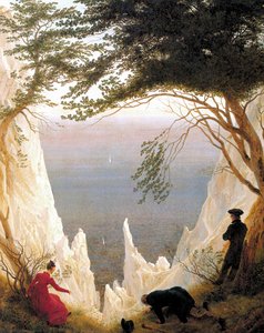 Chalk Cliffs On Rugen — Caspar David Friedrich, German Romanticism