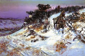 Wolf And Beaver — Charles Marion Russell, American West Art