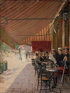 Terrasse De Cafe — Delphin Enjolras