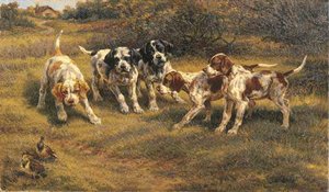 Five Pointer Puppies — Edmund Henry Osthaus