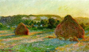 Wheatstacks (end Of Summer) — Claude Monet, Impressionism