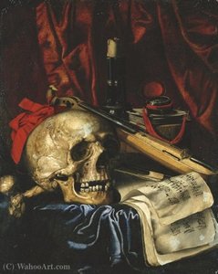 A Vanitas Still Life — Simon Renard De Saint André