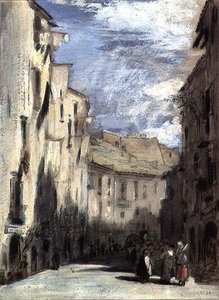Street In Naples — William Collins