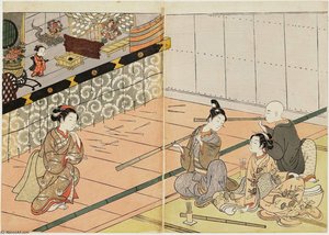 Blow Pipe Parlor — Suzuki Harunobu