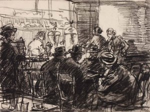 To The Caffetteria Capuccino's Time, Venice Zattere — Herman Armour Webster