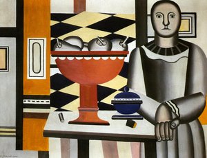 The Woman With The Fruit Dish — Fernand Léger