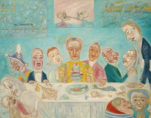The Banquet Of The Starved — James Ensor, Symbolism