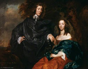 William Fairfax, 3rd Viscount Fairfax Of Emley; Elizabeth, Née Smith, Viscountess Fairfax Of Emley, Later Lady Goodricke — Gerard Soest