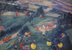 Noon — Kuzma Petrov-vodkin