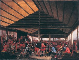 International Indian Council (held At Tallequah, Indian Territory, In 1843) — John Mix Stanley