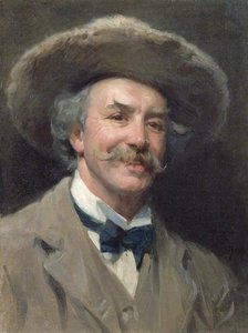 Self-portrait (also Known As The Beaver Hat) — Frank Bramley