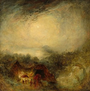 The Evening Of The Deluge — Joseph Mallord William Turner, Romanticism