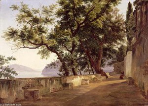 Garden Of The Capuchin Friars — Carl Wilhelm Goetzloff
