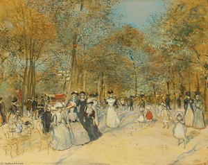 Les Champs Élysées — Jean-françois Raffaelli