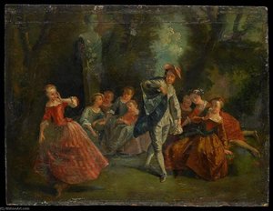 Un Menuet — Nicolas Lancret