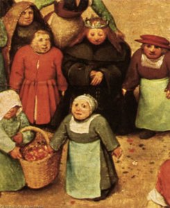 Children's Games (detail) (19) — Pieter Bruegel The Elder, Northern Renaissance