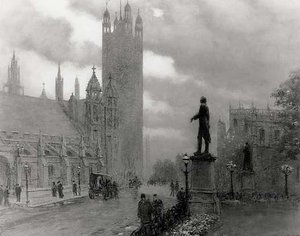 Victoria Tower, London, (painting)
