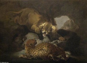 Lion And Leopard