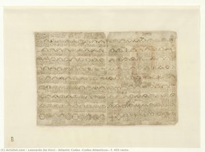 Atlantic Codex (codex Atlanticus), F. 455 Recto. — Leonardo Da Vinci