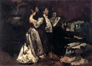 The Amateur Concert — Columbano Bordalo Pinheiro, Contemporary Realism