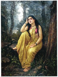 Damayanti Abandoned In The Forest — Raja Ravi Varma