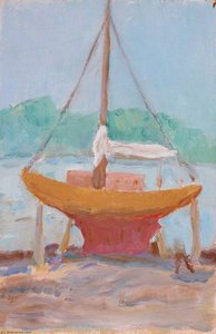 Sailing Boat in Dry Dock