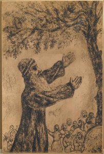 Already Been Old, Joshua Brings Together The Israelites And Recalls Of The Favor Which The Lord Has Blessed (judges, Xxiii, 14-16) — Marc Chagall, Surrealist Expressionism