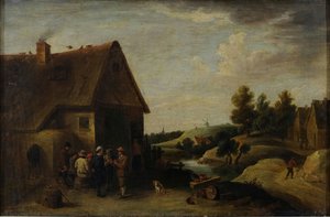 Scene From Rural Life — Christian Wilhelm Ernst Dietrich Dietrich, Dutch Golden Age