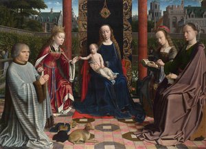 The Virgin And Child With Saints And Donor — Gerard David