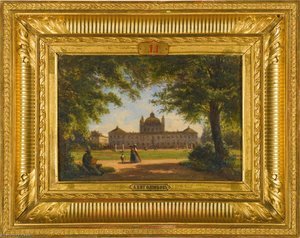 View Of Fredensborg Palace — Alexei Petrovich Bogoliubov, Romanticism