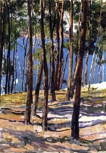 The Pines Of Galicia — Joaquín Sorolla Y Bastida, Impressionism