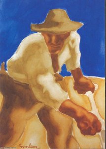 The Mower — Albin Egger Lienz