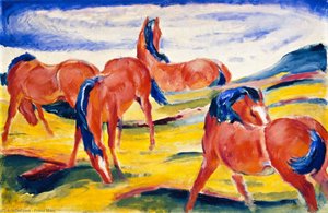 Grazing Horses Ii — Franz Marc