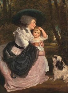 Lavinia Bingham, Countess Spencer And John Charles Spencer, Later Earl Spencer — Sir Joshua Reynolds