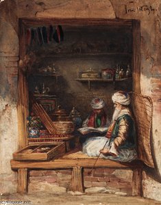 An Oriental Bazaar — William Wyld