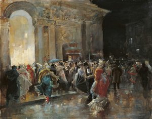 Arriving at the Theatre on the Night of a\nMasked Ball
